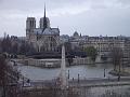 Cathédrale Notre Dame de Paris from L'Institut du Monde Arabe  IMGP7295